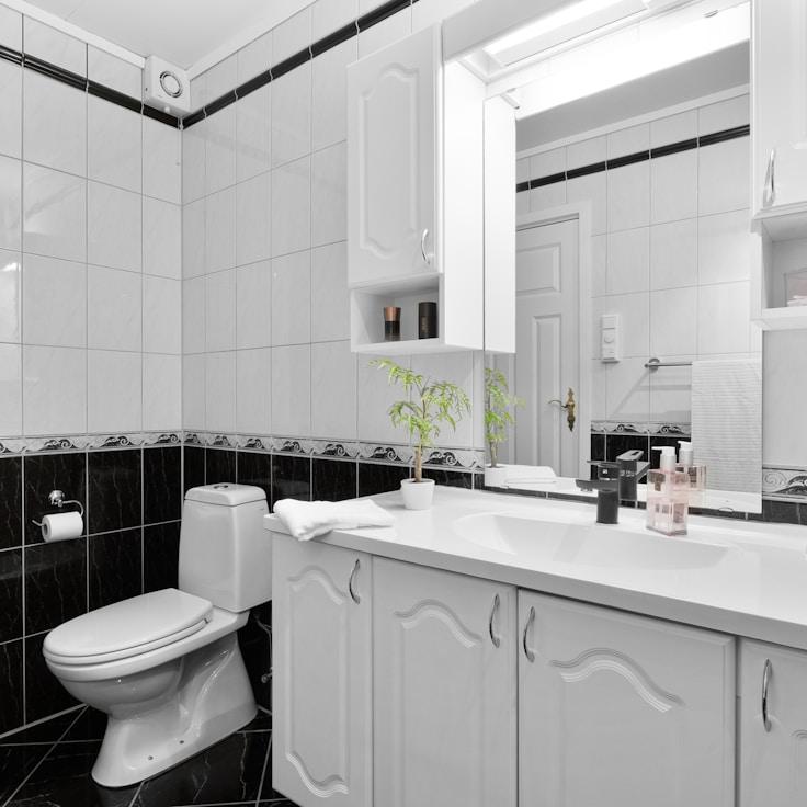 Refined restroom aesthetics